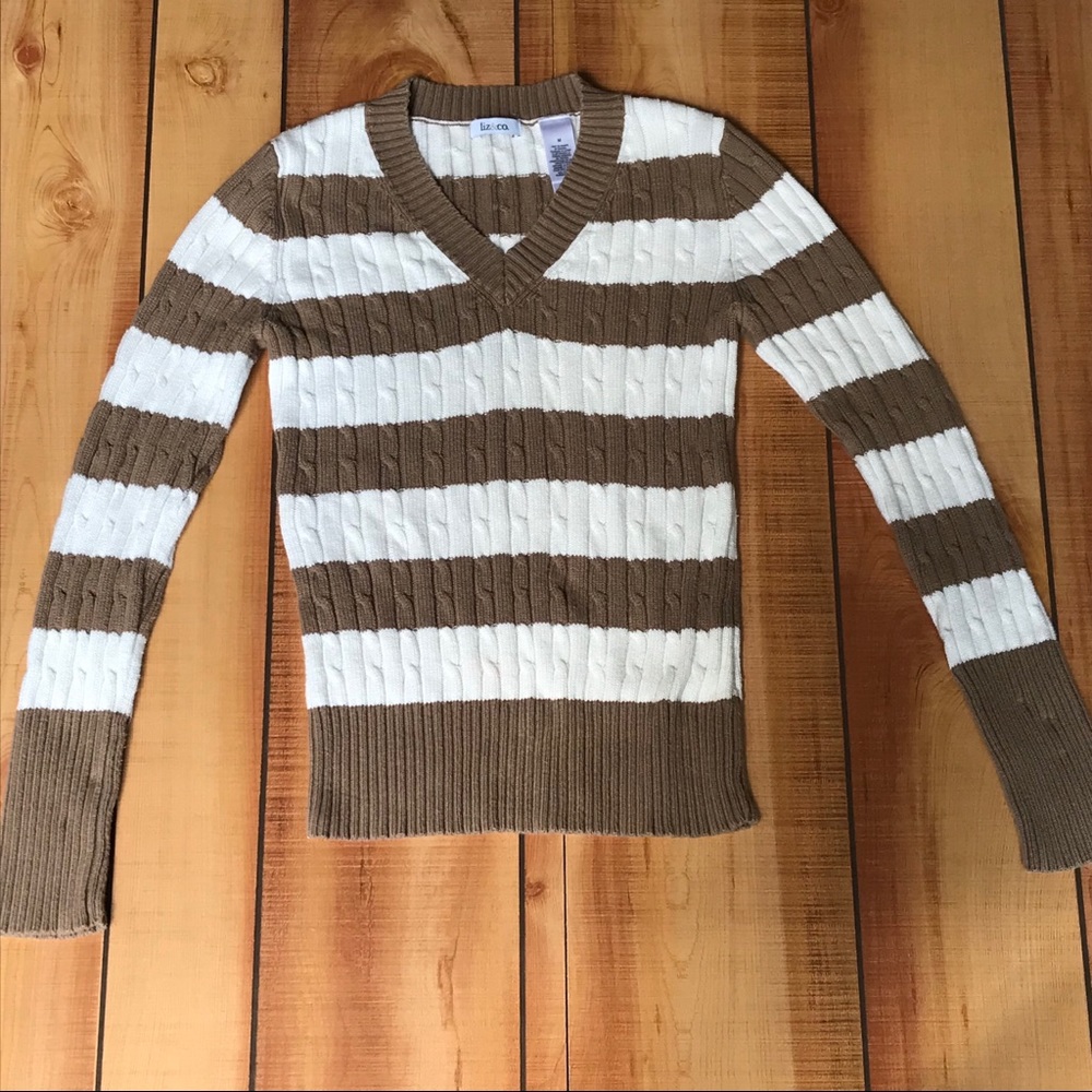 Liz & Co. Knit Sweater